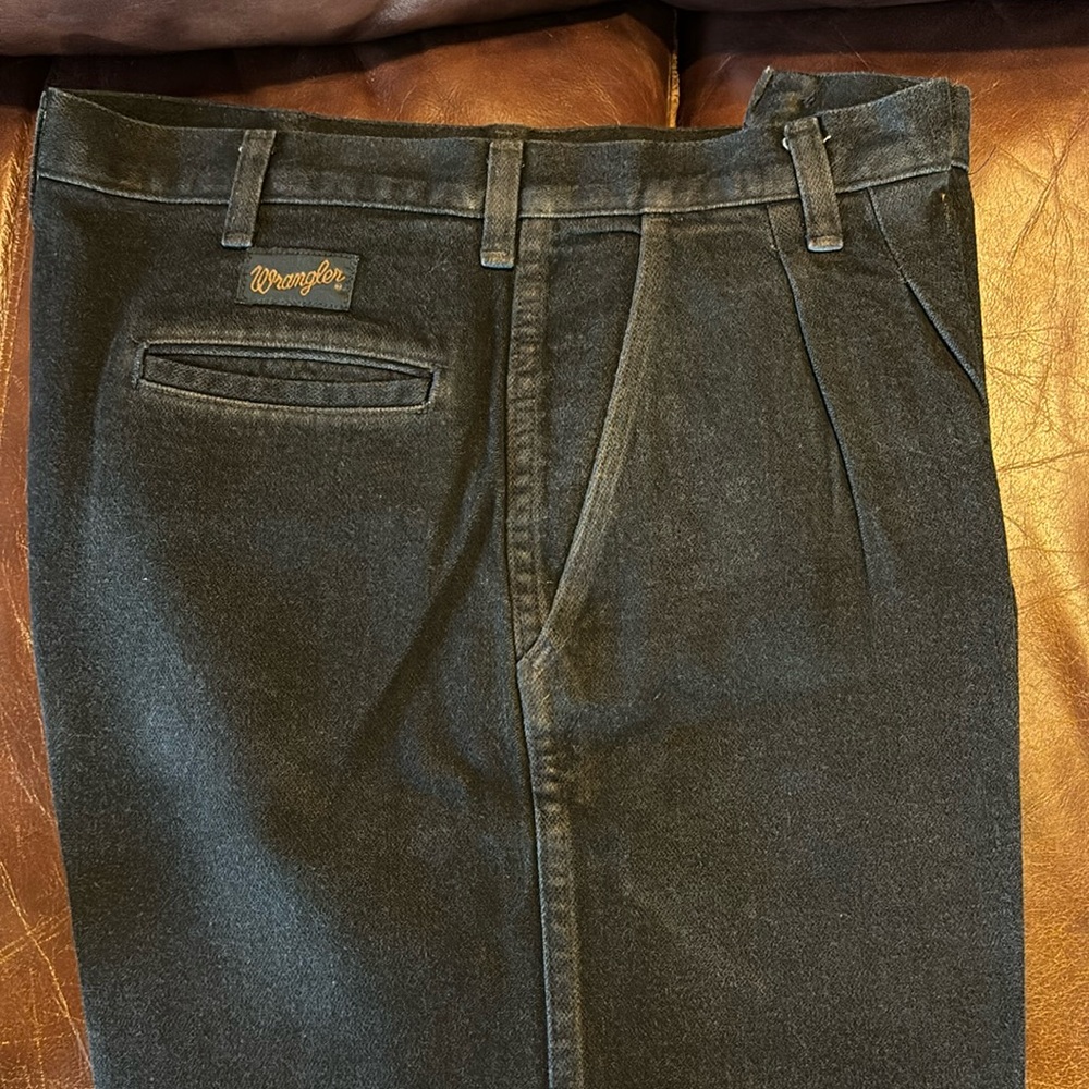 Men’s Black Wrangler Dress Jeans